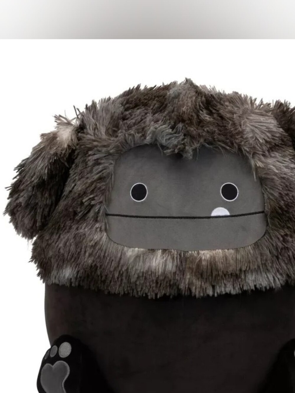 16-18” Wallis Bigfoot Black Gray Tie-dye Mane Squishmallows Stuffed Plush Toy - Picture 2 of 13